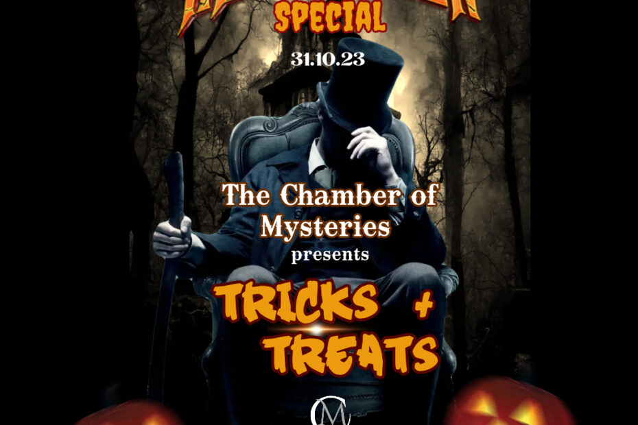 Chamber of Mysteries Halloween 2023 Poster